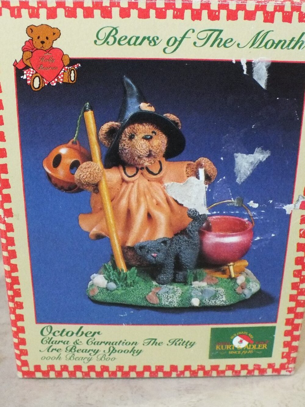 Holly Bearies Bears Of The Month October By Kurt Adler